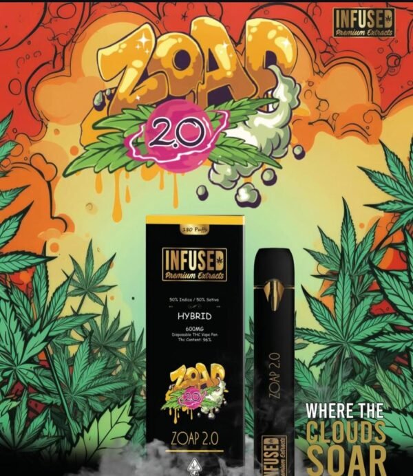 600MG Infused Premium Extract Vapes - Image 4
